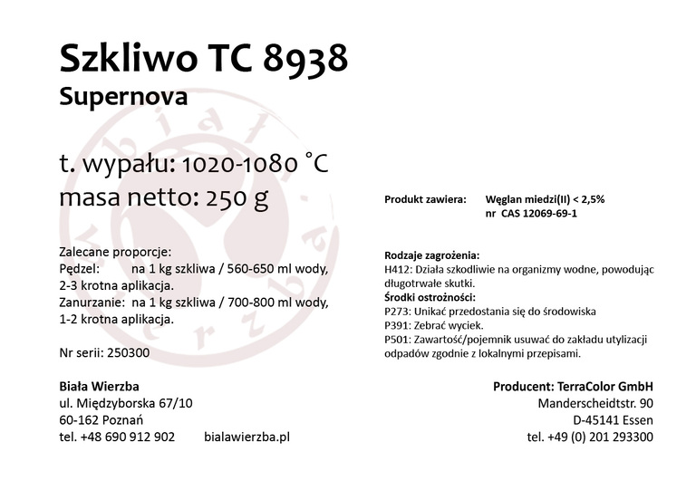 Zestaw 4x250 g szkliwo proszkowe TC 8938 Supernova (2)