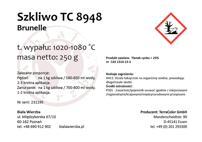 Zestaw 4x250 g szkliwo proszkowe TC 8948 Brunelle (2)