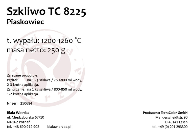 Zestaw 4x250 g szkliwo proszkowe TC 8225 Piaskowiec (2)