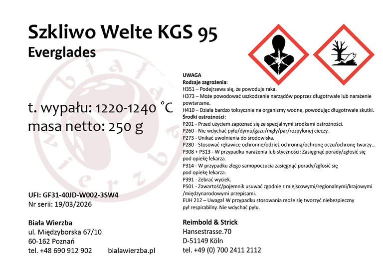 Szkliwo proszkowe Welte KGS 95 Everglades (3)