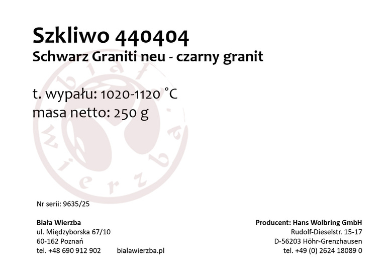 Szkliwo proszkowe 440404 Czarny granit (4)