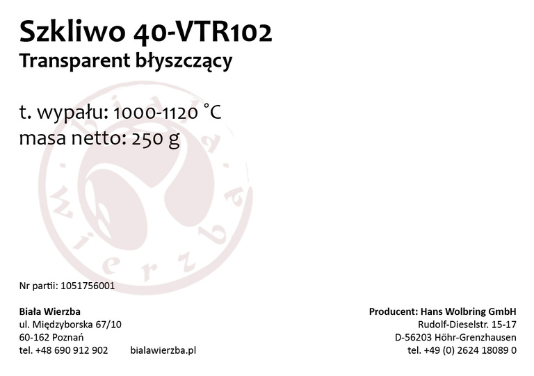 Szkliwo proszkowe 40-VTR102 Transparent błyszczący (4)