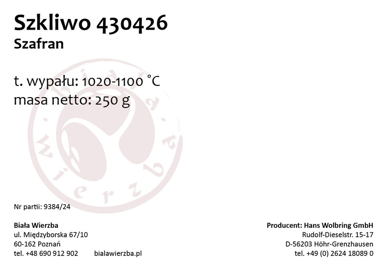 Szkliwo proszkowe 430426 Szafran (4)