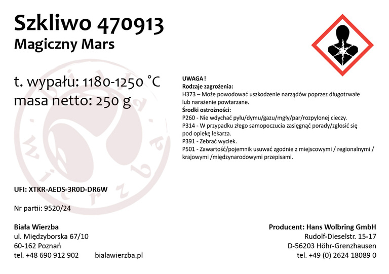Szkliwo proszkowe 470913 Magiczny Mars (2)