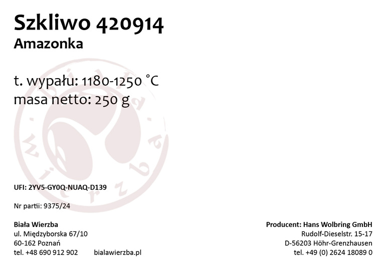 Szkliwo proszkowe 420914 Amazonka (2)