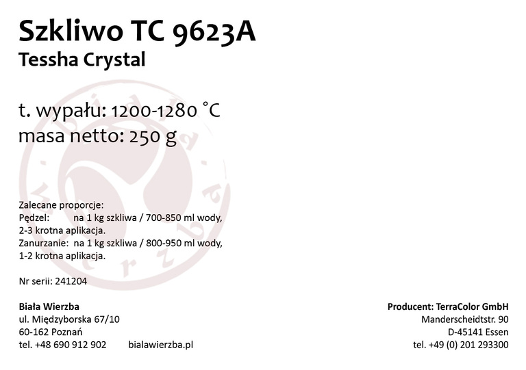 Szkliwo proszkowe TC 9623A Tessha Crystal (2)
