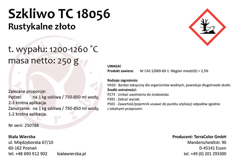 Szkliwo proszkowe TC 18056 Rustykalne złoto (2)