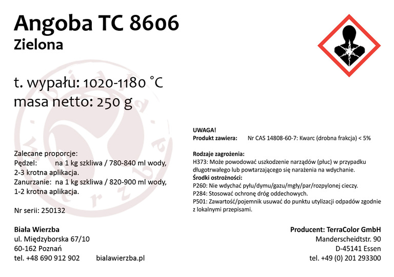 Angoba TC 8606 Zielona (2)