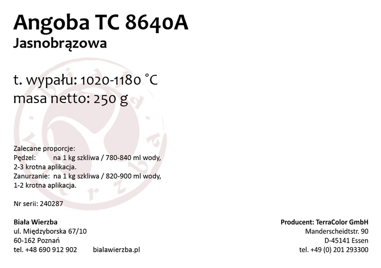 Angoba TC 8640A Jasnobrązowa (2)