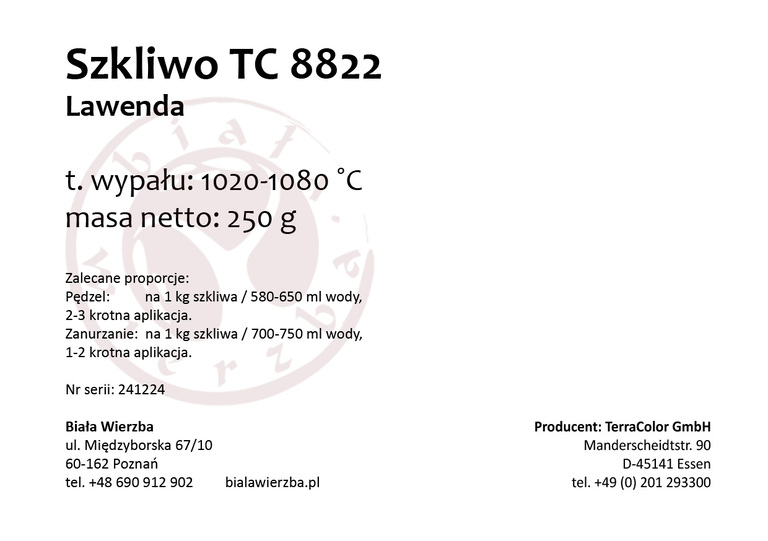 Szkliwo proszkowe TC 8822 Lawenda (2)