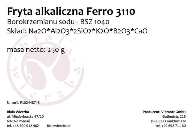 Fryta alkaliczna Ferro 3110 - BSZ 1040 (2)