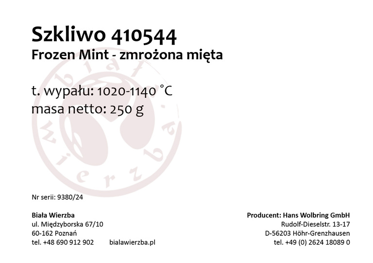 Szkliwo proszkowe 410544 Zmrożona mięta z serii Frozen Fruits (2)