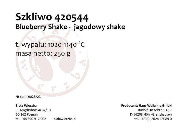 Szkliwo proszkowe 420544  Jagodowy shake z serii Frozen Fruits (2)