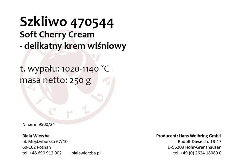 Szkliwo proszkowe 470544 Delikatny krem wiśniowy z serii Frozen Fruits (2)