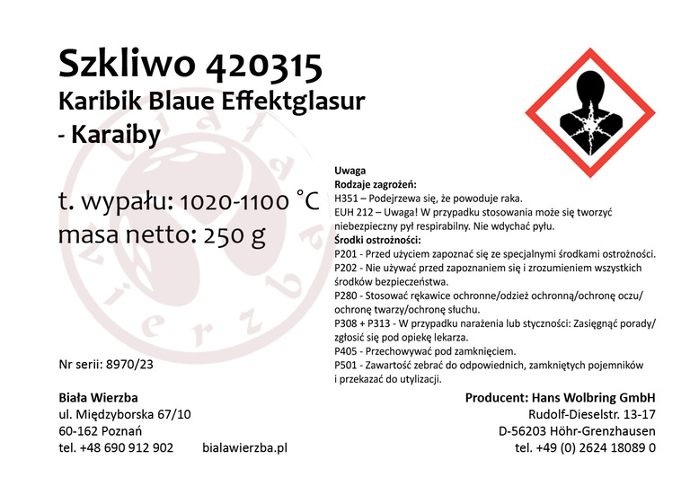 Szkliwo proszkowe 420315 Karaiby (4)