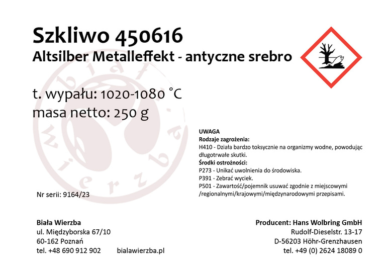 Szkliwo proszkowe 450616 Antyczne srebro (4)