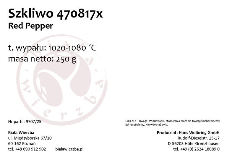 Szkliwo proszkowe 470817x Red Pepper (4)