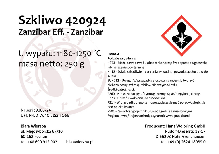 Szkliwo proszkowe 420924 Zanzibar (4)