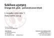 Szkliwo proszkowe 430903 Pomarańczowe błyszczące (4)