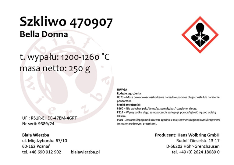 Szkliwo proszkowe 470907 Bella Donna (2)
