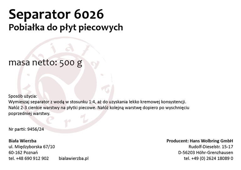 Separator 6026 - pobiałka do płyt piecowych (3)