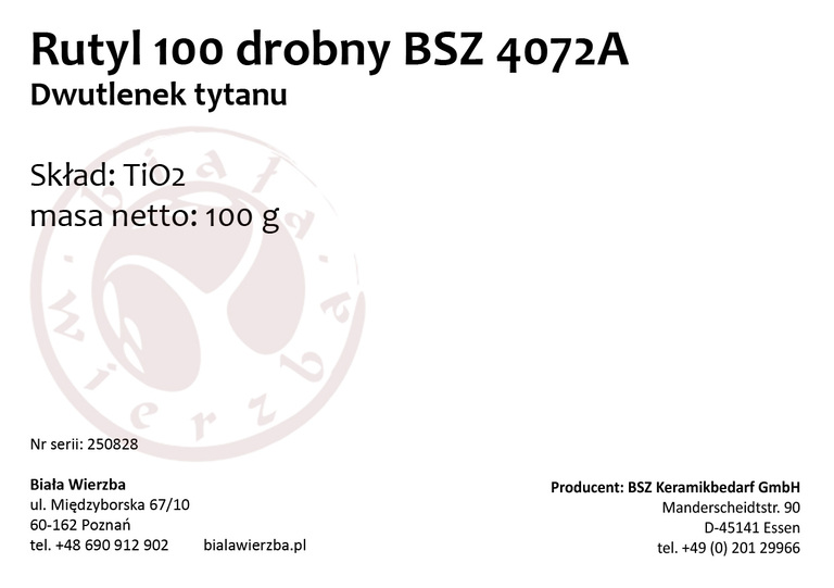 Rutyl 100 drobny (dwutlenek tytanu) BSZ 4072A (2)
