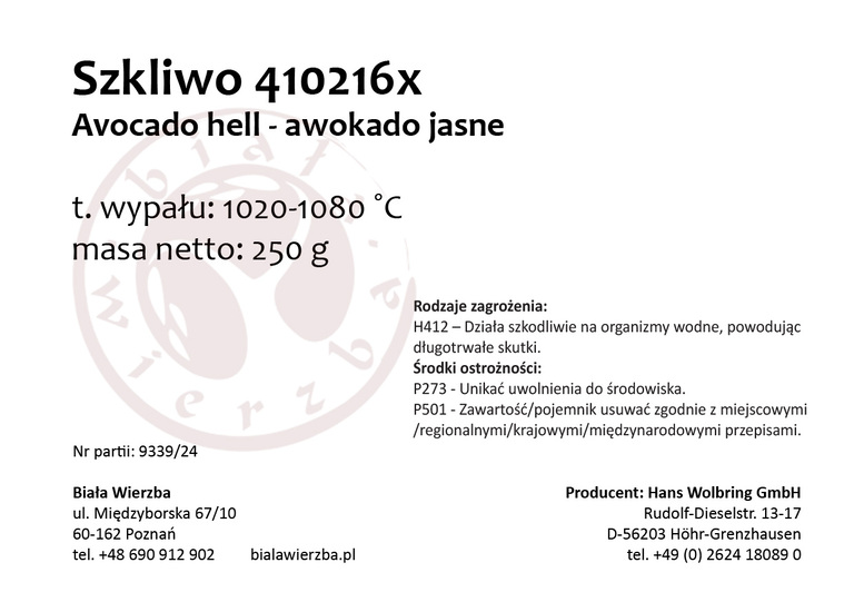 Szkliwo proszkowe 410216x Awokado jasne (2)