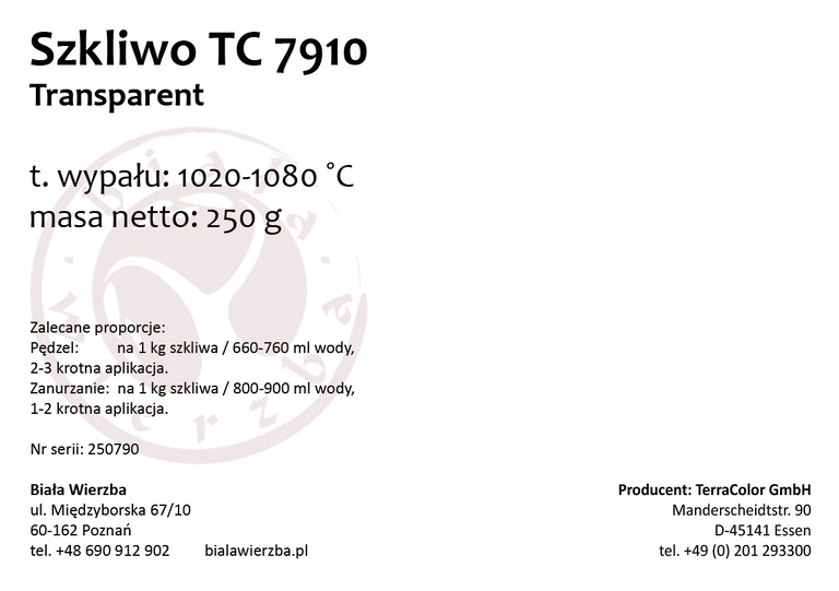 Zestaw 4x250 g szkliwo proszkowe TC 7910 Transparent (2)